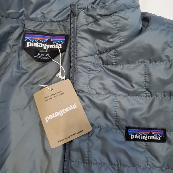 Patagonia Nano Puff Jacket Nouveau Green Packable Puffer Mens XXLarge NEW - Picture 8 of 8